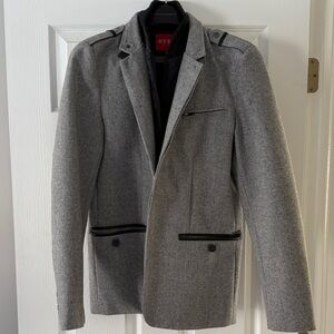 Guess Charcoal Jacket with Black Trim